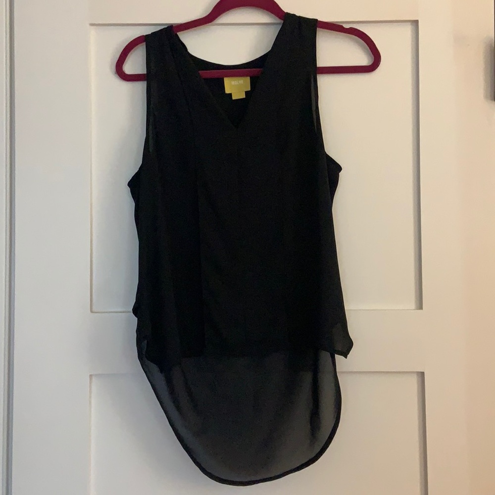 Black tank top